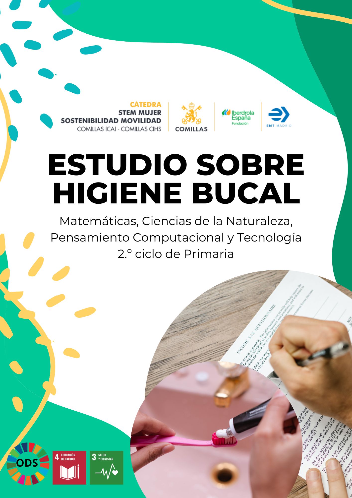 Portada Estudio sobre higiene bucal (2º ciclo de Primaria)