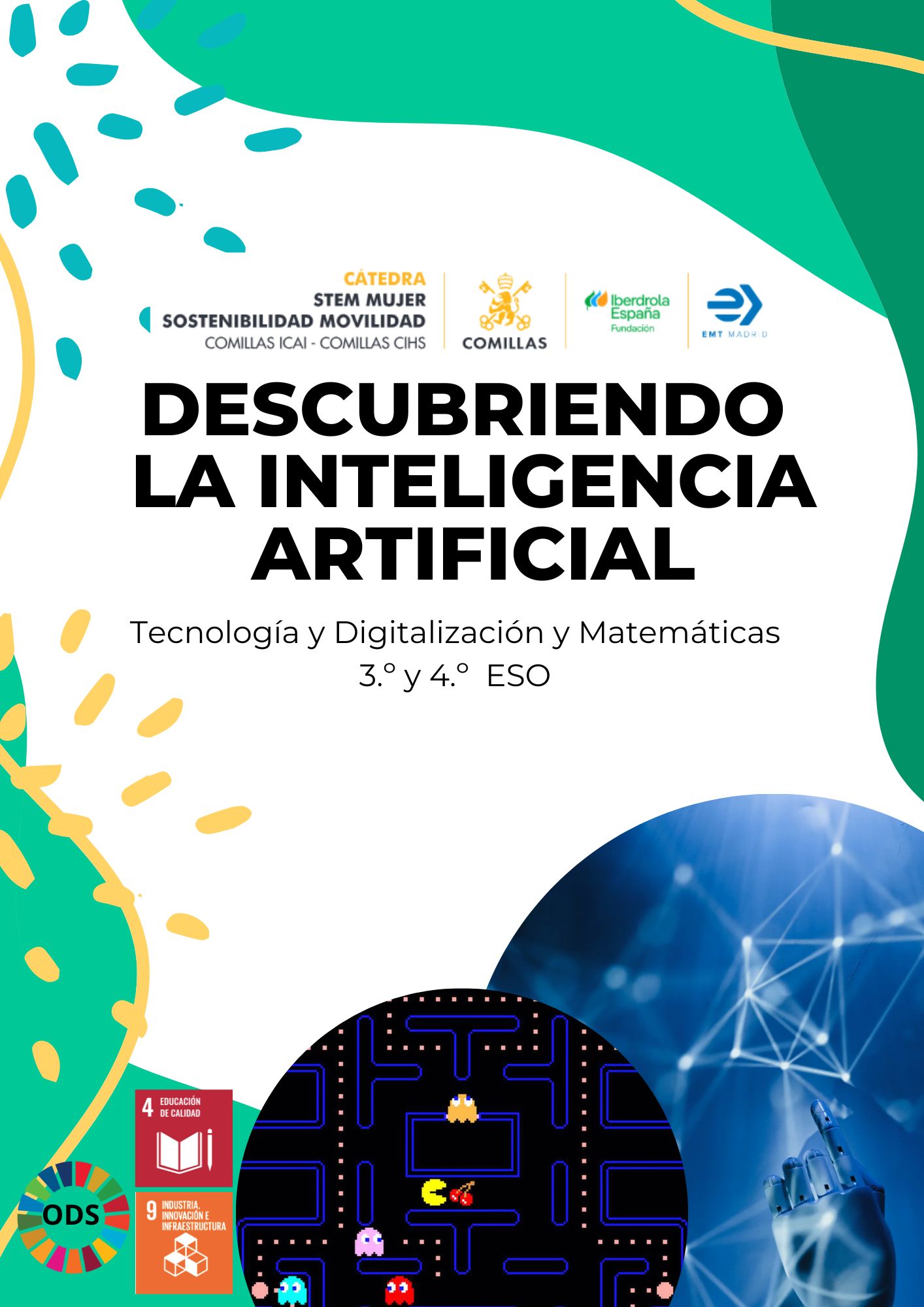 Portada Guía Descubriendo la IA Pac-Man (4º ESO)