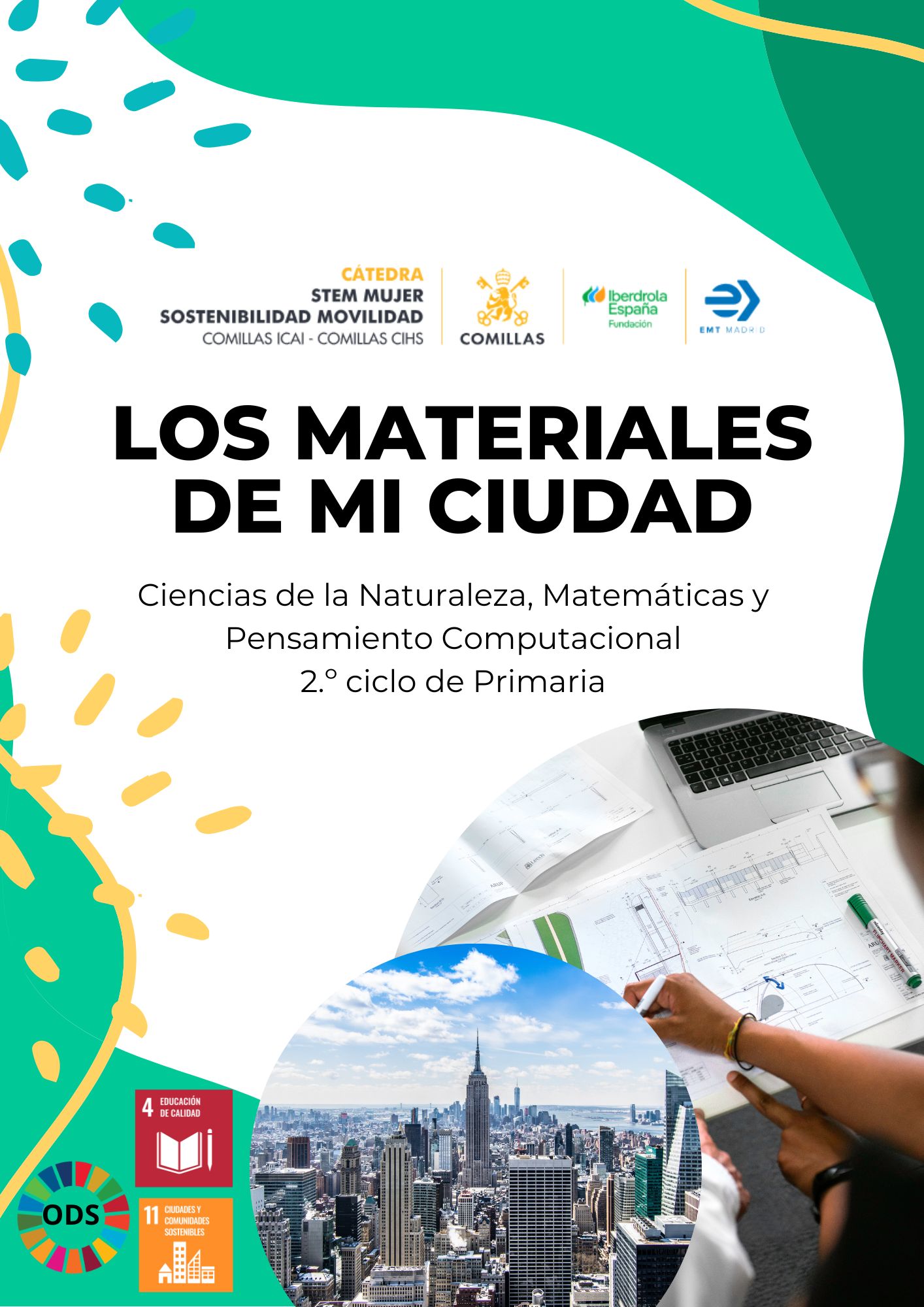 Portada Los materiales de mi ciudad. (2º ciclo de Primaria)