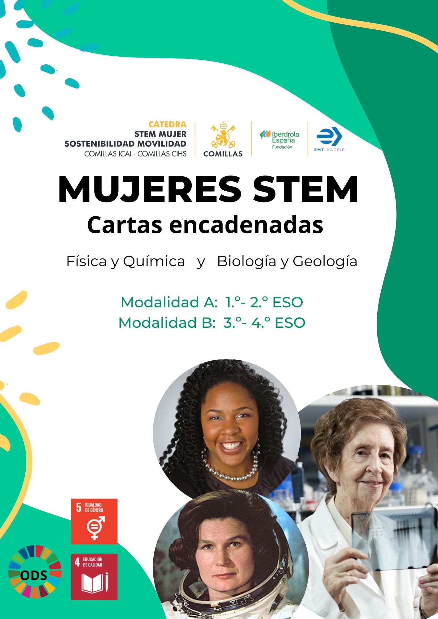 Portada Cartas encadenadas (1º - 4º de la ESO)