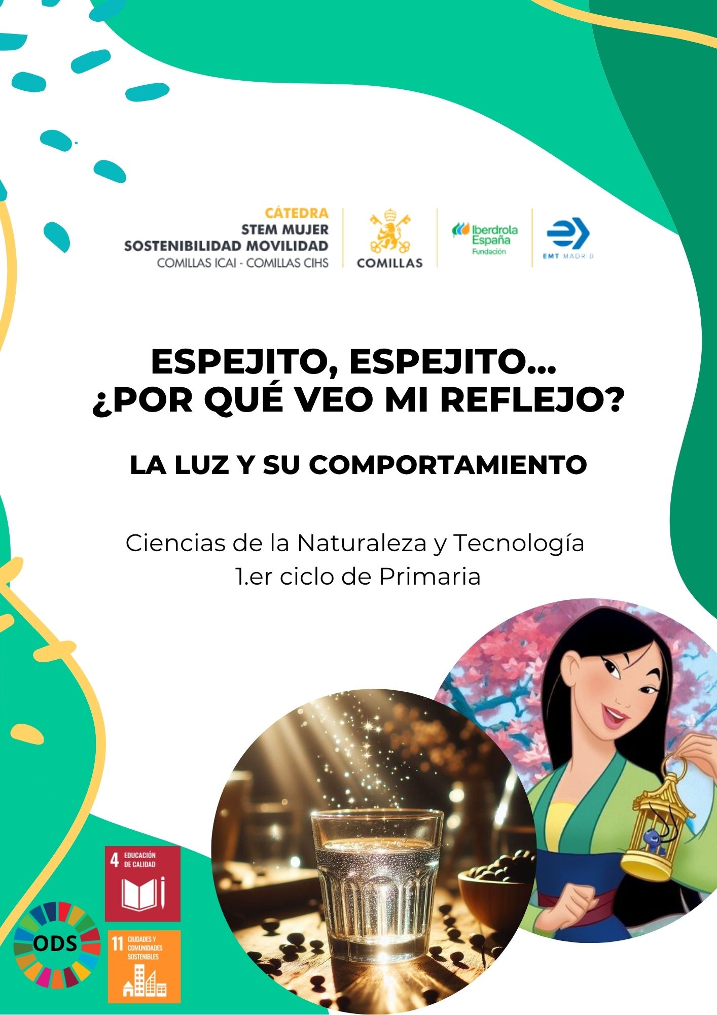 Portada La luz y su comportamiento (1º ciclo)