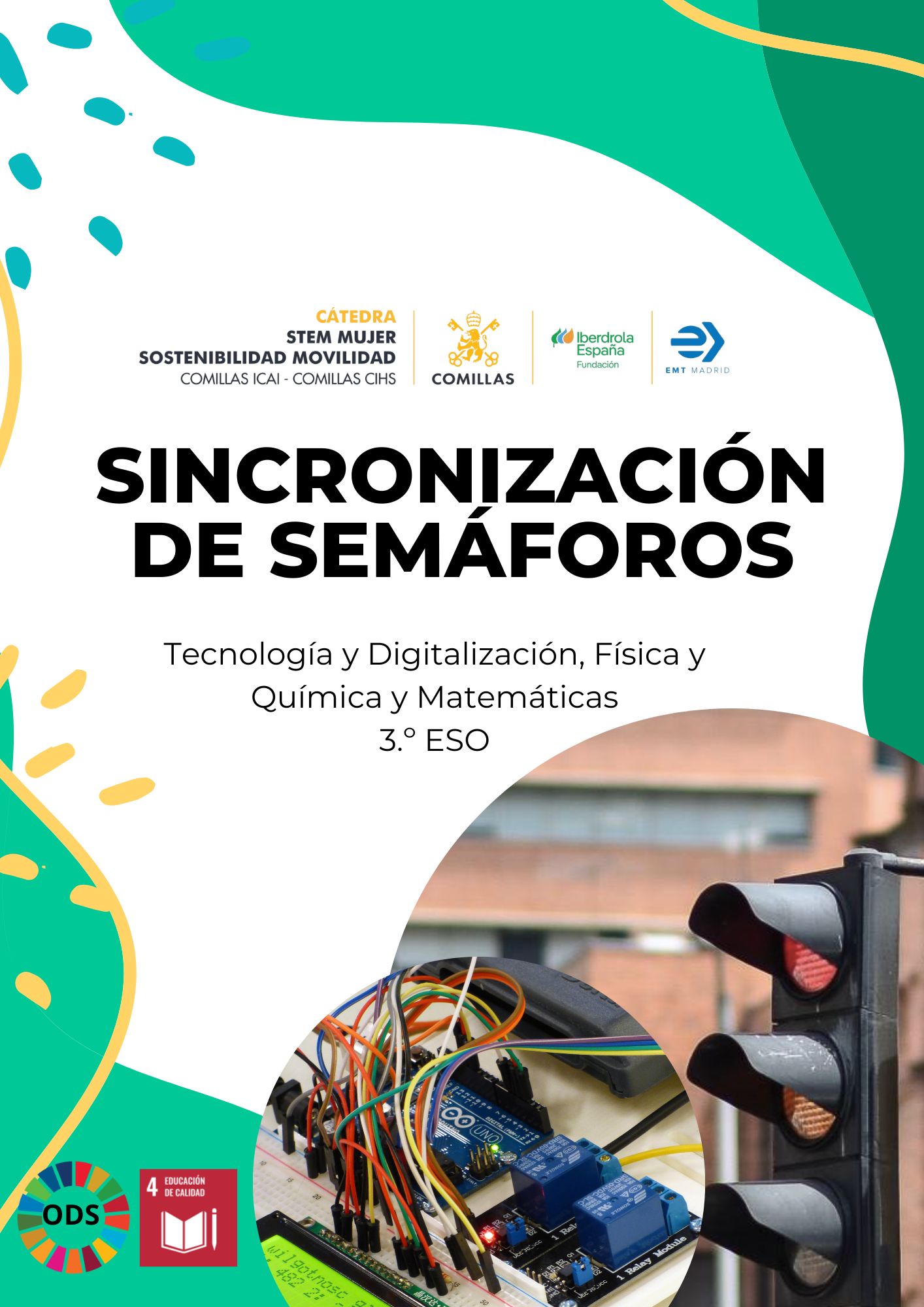 Portada Sincronización de semáforos. (2º de la ESO)